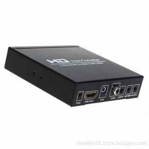AV+HDMI to HDMI+Digital Audio+3.5mm Audio Converter (Upscaler), Supports 1,080P, 50/60Hz Selectable